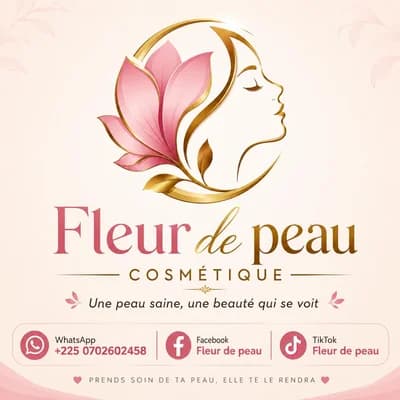 Logo Fleur de peau Cosmétique
